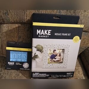 New Make Market Mosaic Frame Kit & New Concrete Stamp Kit